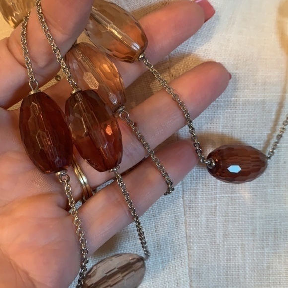 💐5/25 cookie Lee long acrylic faceted bead - Picture 3 of 8